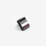 Mini Asexual Flag Enamel Pin