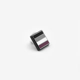 Mini Asexual Flag Enamel Pin