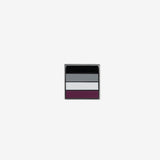 Mini Asexual Flag Enamel Pin