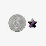 Mini Bisexual Star Enamel Pin