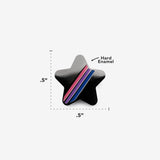 Mini Bisexual Star Enamel Pin