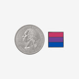 Mini Bisexual Flag Enamel Pin