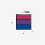 Mini Bisexual Flag Enamel Pin