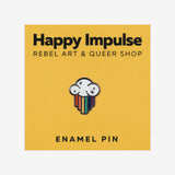 Gay Rain Enamel Pin