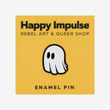 Ghost Enamel Pin