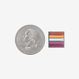Mini Lesbian Flag Enamel Pin