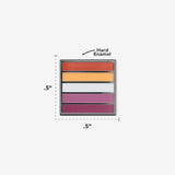Mini Lesbian Flag Enamel Pin