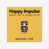 Love Potion Gold Enamel Pin