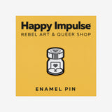 Love Potion White Enamel Pin
