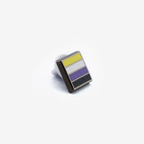 Mini Non-Binary Flag Enamel Pin