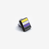 Mini Non-Binary Flag Enamel Pin