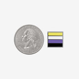 Mini Non-Binary Flag Enamel Pin