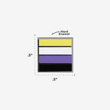 Mini Non-Binary Flag Enamel Pin
