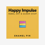 Mini Pansexual Flag Enamel Pin
