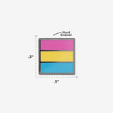 Mini Pansexual Flag Enamel Pin