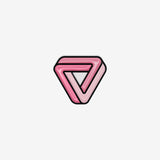 Pink Triangle, Enamel Pin