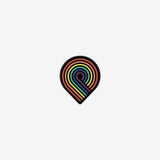Queer and Here Enamel Pin