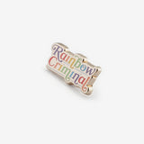 Rainbow Criminal Enamel Pin