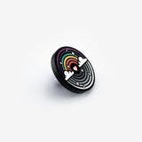 Rainbow Reflection Enamel Pin