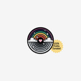 Rainbow Reflection Enamel Pin