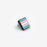 Mini Trans Flag Enamel Pin