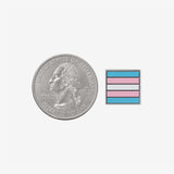 Mini Trans Flag Enamel Pin