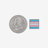 Mini Trans Flag Enamel Pin
